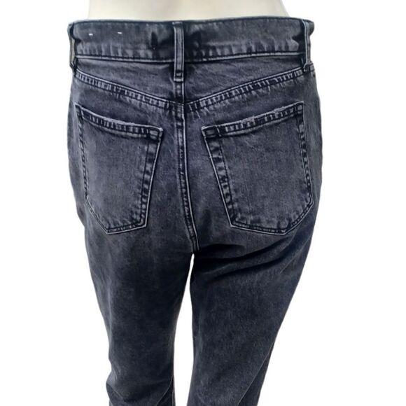 686646....Loft Straight leg Crop Jeans Size 26/2, 23" Inseam 10" Rise - Picture 4 of 6